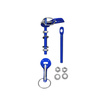 Fermoirs OMP de roulette bleus