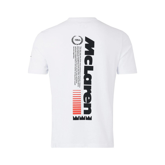 T-shirt homme Monaco Race White McLaren F1 