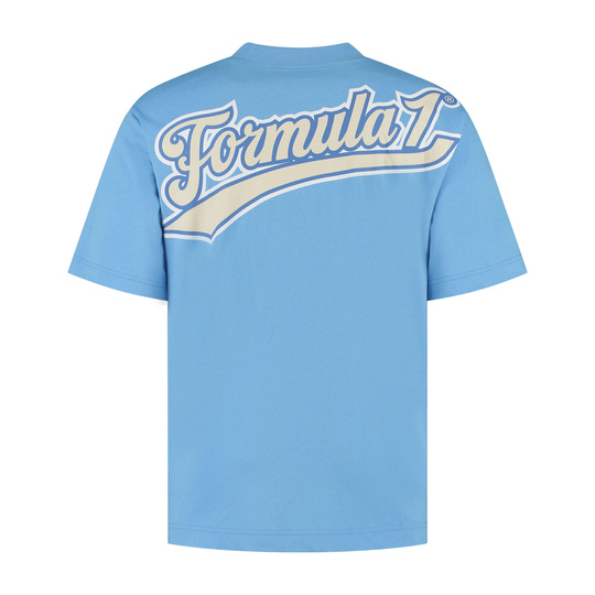 T-Shirt Homme Heritage Logo bleu Formula 1 2025