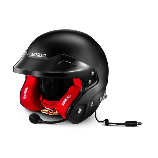 Casque FIA Jet Sparco AIR RJ-I noir-rouge