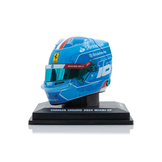 Miniature 1:5 Casque Charles Leclerc Miami GP Scuderia Ferrari