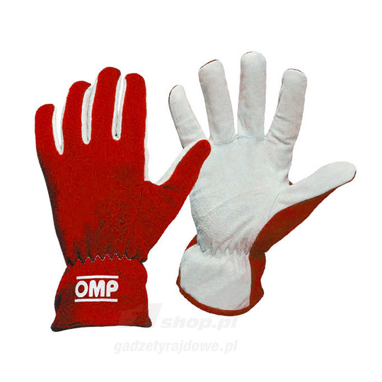 Gants OMP NEW RALLY rouges
