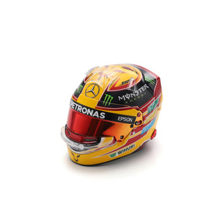 Miniature 1:5 Casque Lewis Hamilton British GP Mercedes AMG F1