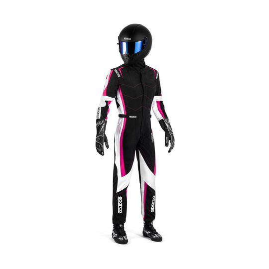 Ensemble enfant de karting  Sparco KERB noir-rose (FIA)