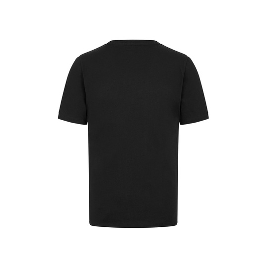 T-shirt noir avec petit logo Mercedes AMG F1 2024 pour hommes