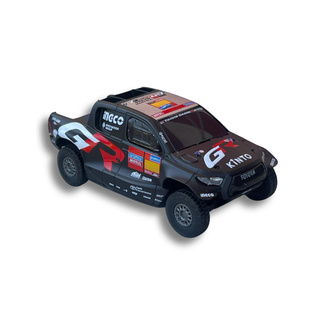 Maquette de voiture 1:64 Dakar HILUX T1+ Toyota Gazoo Racing