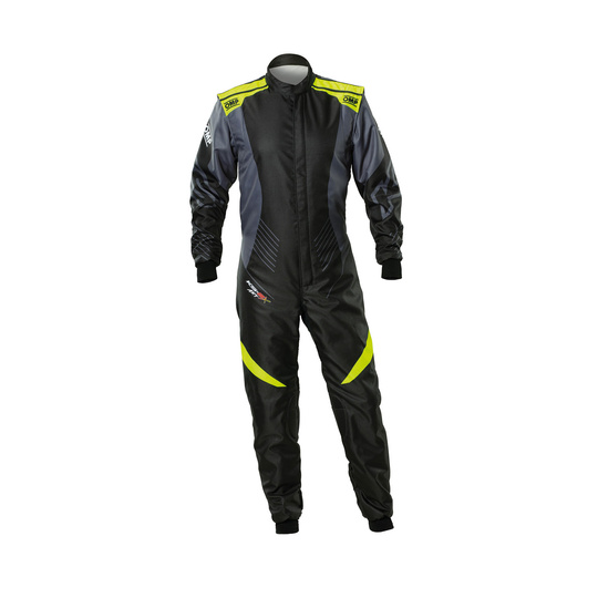 Combinaison karting pour enfant FIA OMP KS-2X Art 8877-2022 noir-jaune