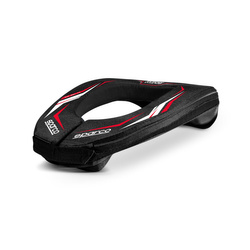 Col de protection de karting Sparco K-Ring noir-rouge