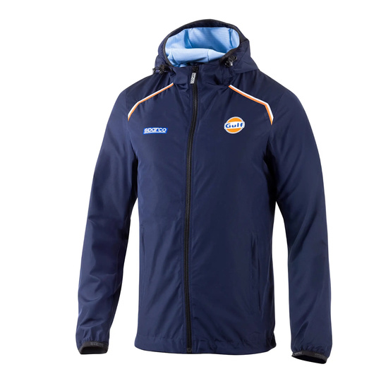 Veste homme Sparco-GULF SL Windbreaker bleu marine