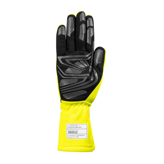 Gants FIA Sparco LAND+ MY25 Jaune