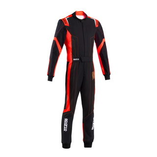 Combinaison enfant karting FIA Sparco THUNDER noir/rouge