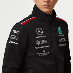 Softshell homme noir Team Mercedes AMG F1 