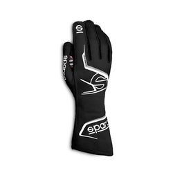 Gants de course Sparco ARROW MY20 noir-blanc (approbation FIA)