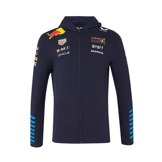 Sweat à capuche Full Zip Red Bull Racing 2024 pour hommes