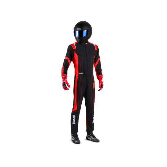 Combinaison karting FIA Sparco THUNDER noir-rouge