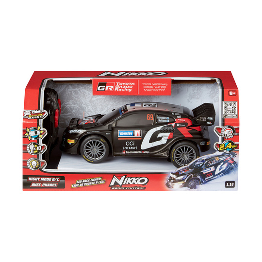 Voiture miniature RC 1:18 K. Rovanpera YARIS Rally1 Toyota Gazoo Racing 