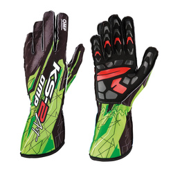 Gants de karting OMP KS-2 ART verts