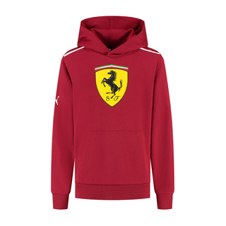 Sweat Enfant Shield rouge Ferrari F1 2025