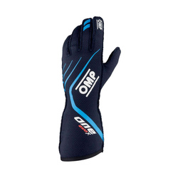 OMP Gants FIA ONE EVO X bleu foncé