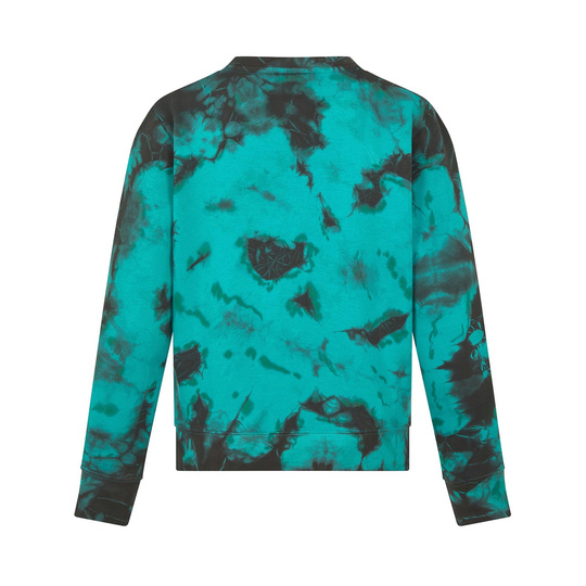 Sweat-shirt Tie Dye à col rond pour hommes Mercedes AMG F1 2024