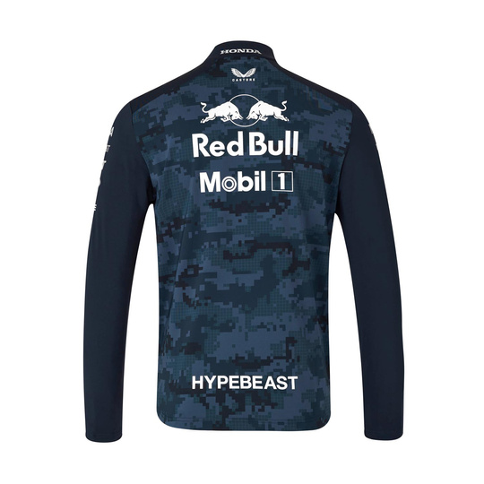 Sweat-shirt 1/4 zippé Hypebeast Red Bull Racing 2025 pour hommes