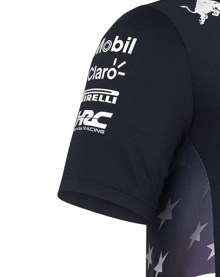 T-shirt pour hommes de l'équipe America Race Team Red Bull Racing 2024