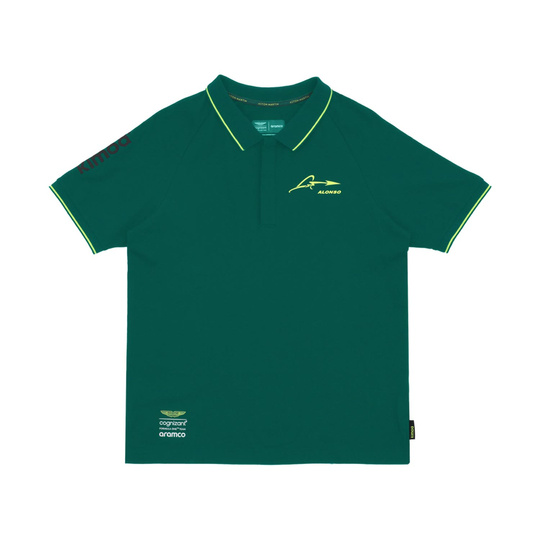 Polo homme Alonso Kimoa Aston Martin F1 vert