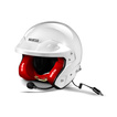 Casque FIA Jet Sparco AIR RJ-I blanc-rouge