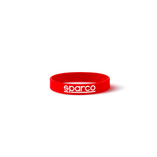 Bracelet silicone Sparco LOGO rouge