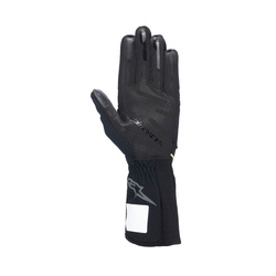 Gants de course Alpinestars Tech-1 KX V4 Noir-jaune (FIA)