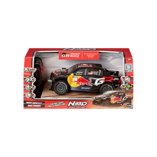 Voiture miniature RC 1:18 L. Moraes HILUX T1U Toyota Gazoo Racing 