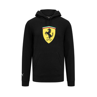 Sweatshirt Hoodie Shield Black Ferrari F1 2024 pour homme