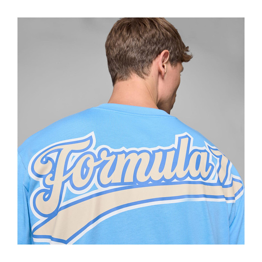 T-Shirt Homme Heritage Logo bleu Formula 1 2025
