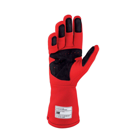 OMP Gants FIA DIJON MY25 rouge