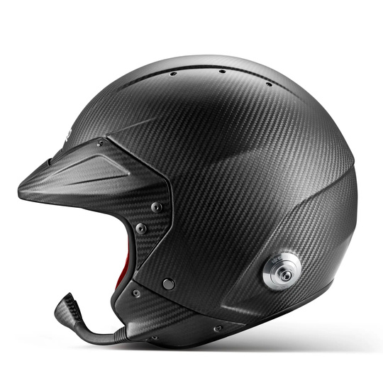 Casque FIA Jet Sparco Flux RJ-i CARBON rouge 