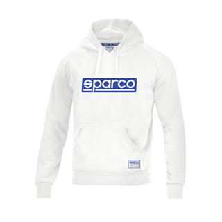 Sweat homme capuche Sparco ORIGINAL blanc