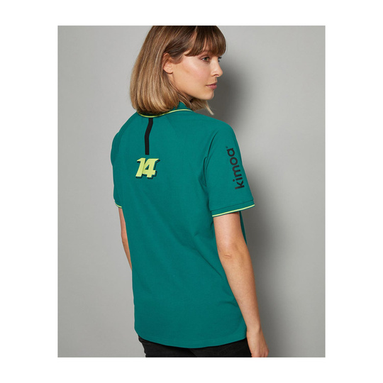 Polo homme Alonso Kimoa Aston Martin F1 vert