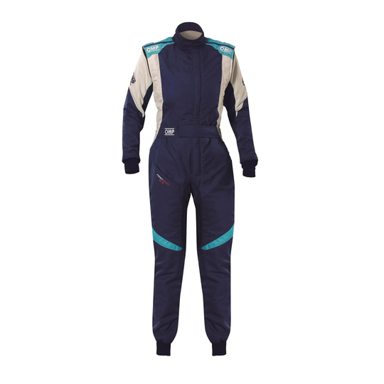 Combinaison FIA OMP FIRST EVO ELLE MY25 bleu marine