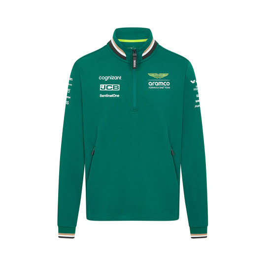 Sweat-shirt pour hommes Team 1/4 Zip Aston Martin F1