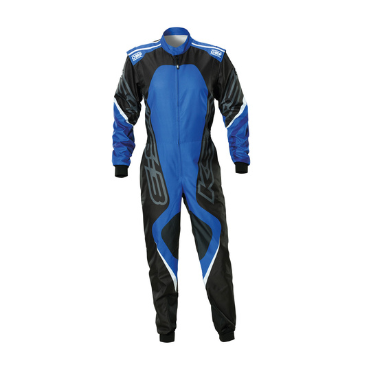 Combinaison karting pour enfant FIA OMP KS-3X Art 8877-2022 noir-bleu