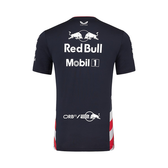 T-shirt pour hommes de l'équipe America Race Team Red Bull Racing 2024