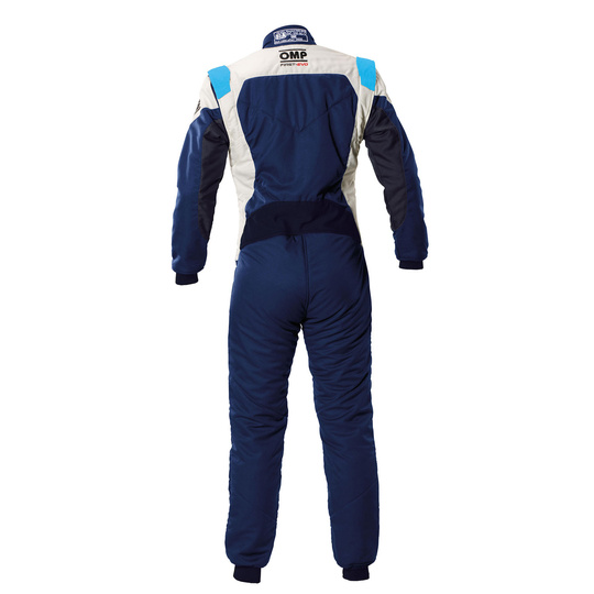 Combinaison FIA OMP FIRST EVO MY25 bleu marine-blanc
