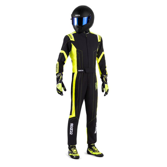 Combinaison karting FIA Sparco THUNDER noir-jaune