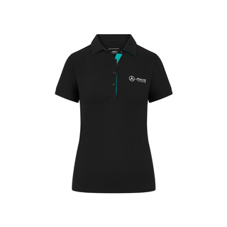 Polo femme Mercedes AMG F1 2024 noir