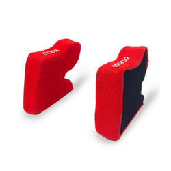 Mousses de joue Sparco pour casque intégral rouge