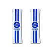 Housses ceinture de sécurité Sparco LINEA 77 2" blanches
