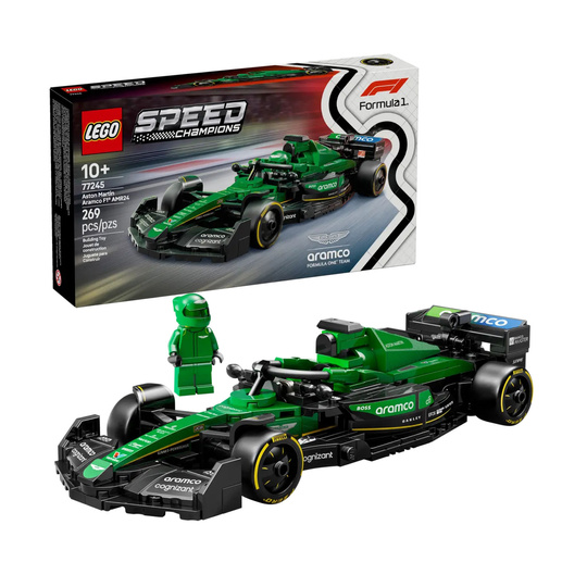 Maquette de voiture Aston Martin Aramco AMR24 de LEGO Speed Champions