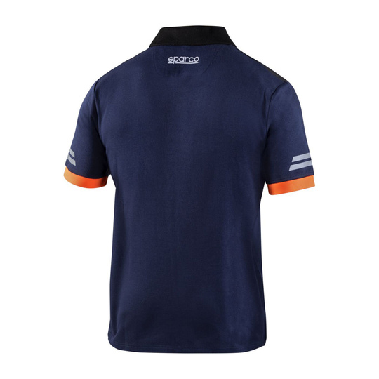 Polo homme Sparco TECH bleu marine/orange