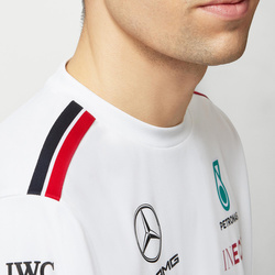 T-shirt Longsleeve homme blanc Team Mercedes AMG F1 