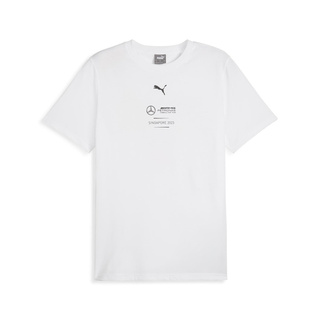 T-shirt homme Singapore Mercedes AMG F1 blanc